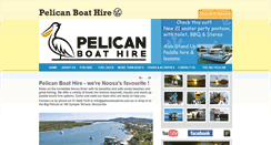 Desktop Screenshot of pelicanboathire.com.au